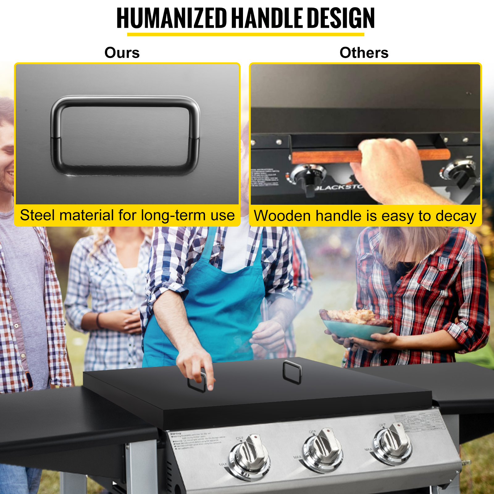 VEVOR Griddle Lid Cover, Work with 28" Blackstone Griddle, Powder