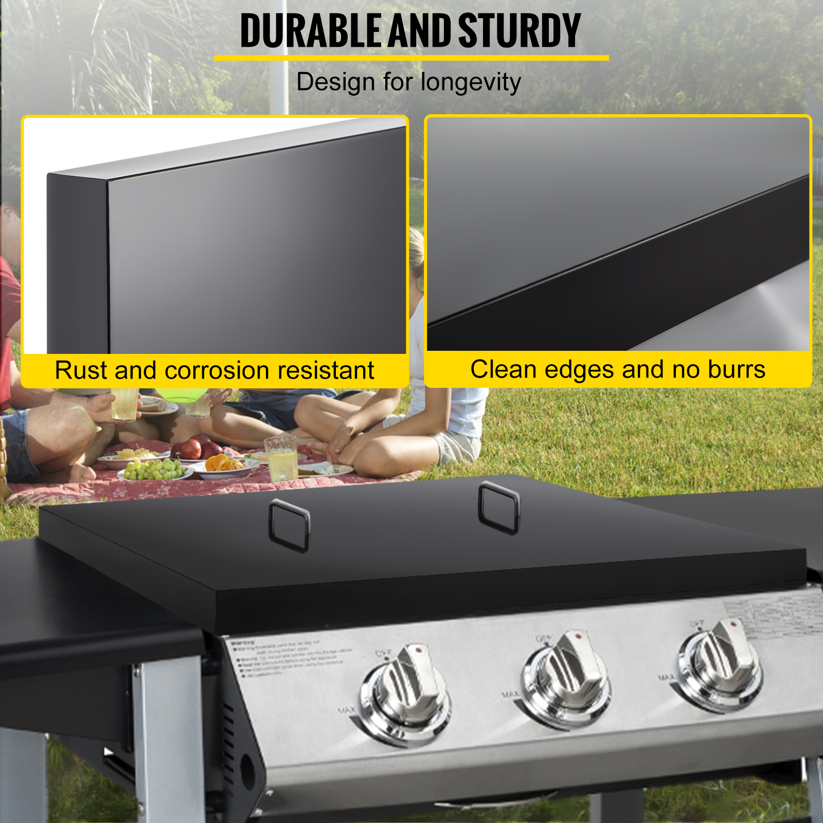 VEVOR Griddle Lid Cover, Work with 28" Blackstone Griddle, Powder