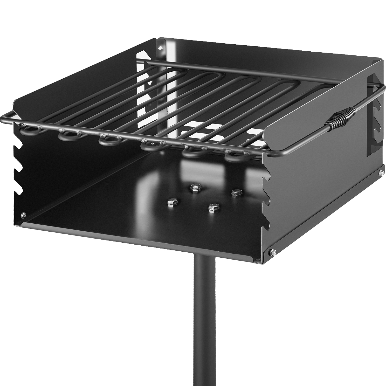 Outdoor Park-style Charcoal Grill For Camping And Cookouts, Bbq 