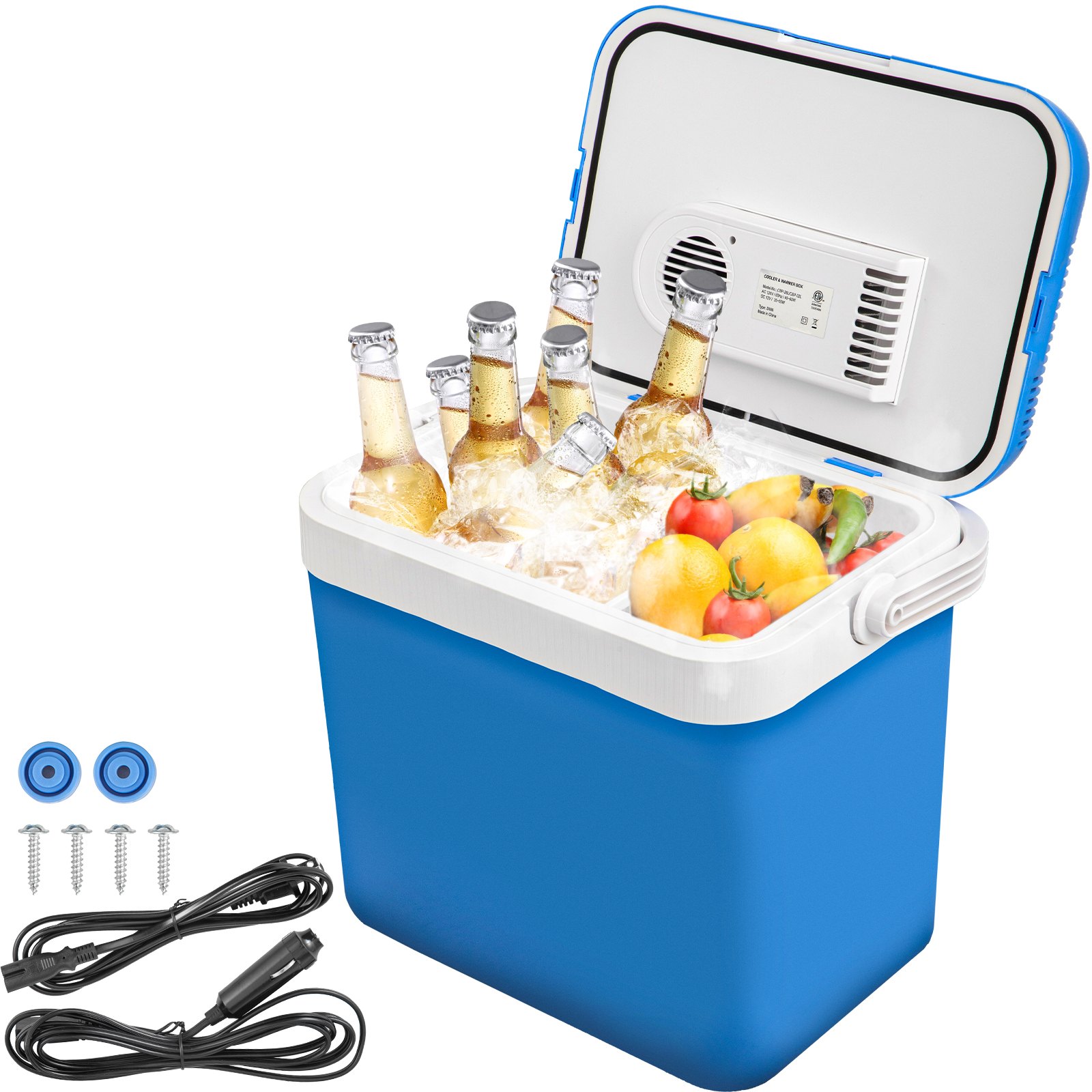 VEVOR Electric Cooler and Warmer Portable Car Fridge 32L/34Qt for Car and Home VEVOR US