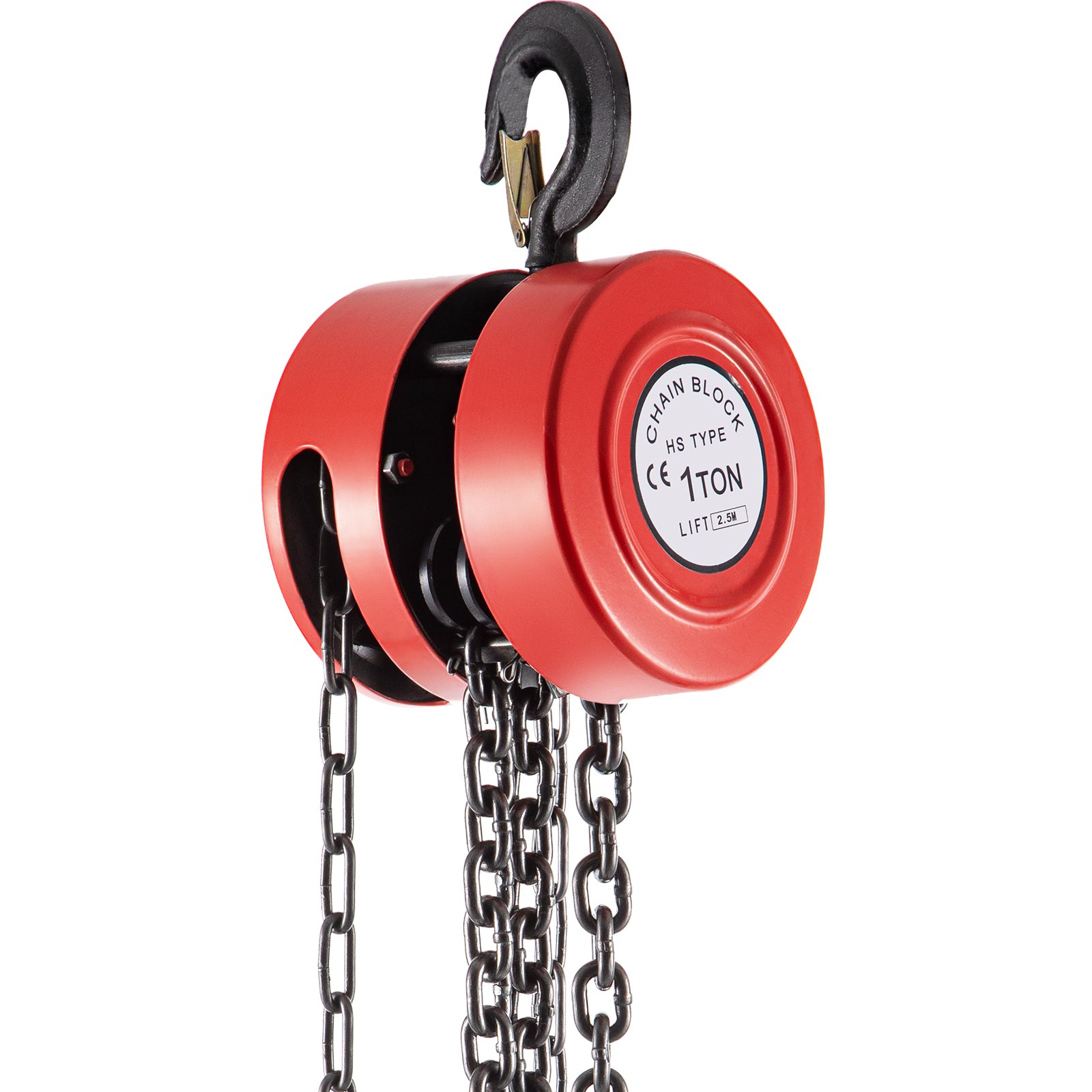 VEVOR Hand Chain Hoist, 2200 lbs /1 Ton Capacity Chain Block, 8ft/2.5m