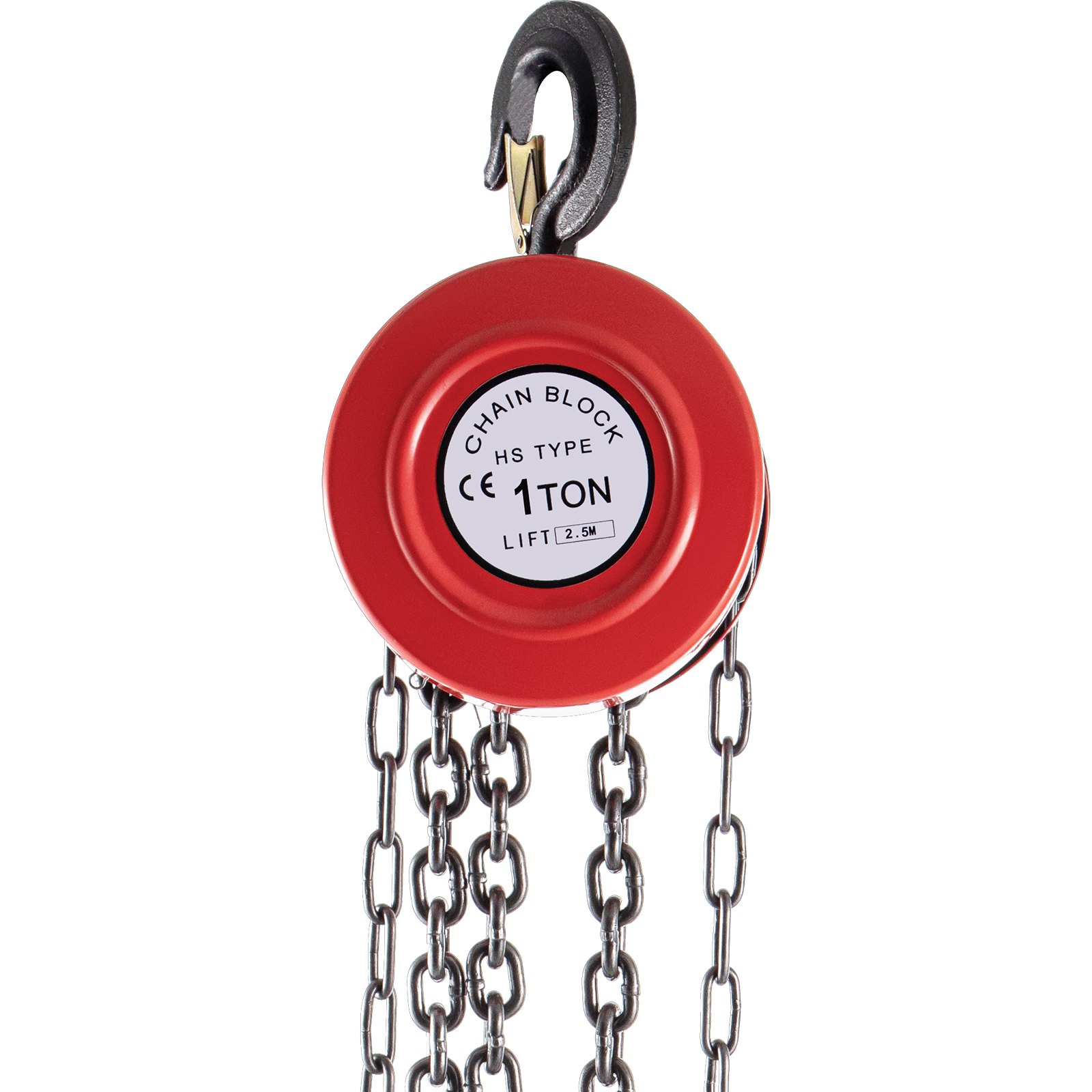 VEVOR Hand Chain Hoist, 2200 lbs /1 Ton Capacity Chain Block, 8ft/2.5m