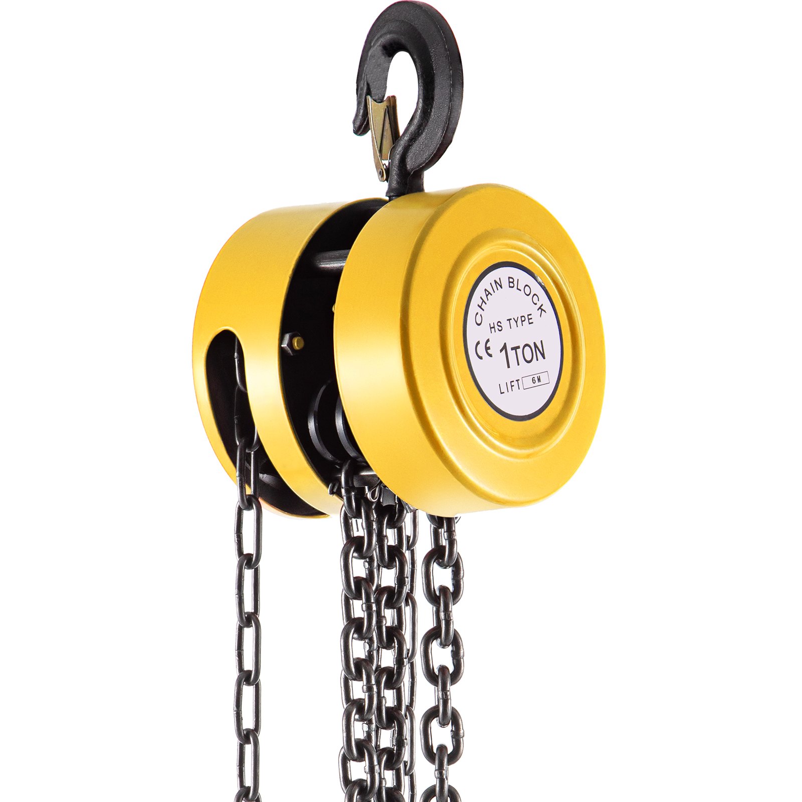 VEVOR Hand Chain Hoist, 2200 lbs /1 Ton Capacity Chain Block, 20ft/6m ...