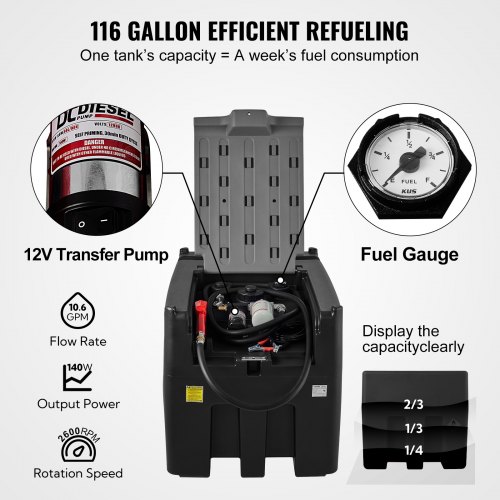 Réservoir Carburant Auxiliaire 7L – Acier Inox – Compatible Webasto/Eberspacher – Pour Chauffage Parking Voiture/camion