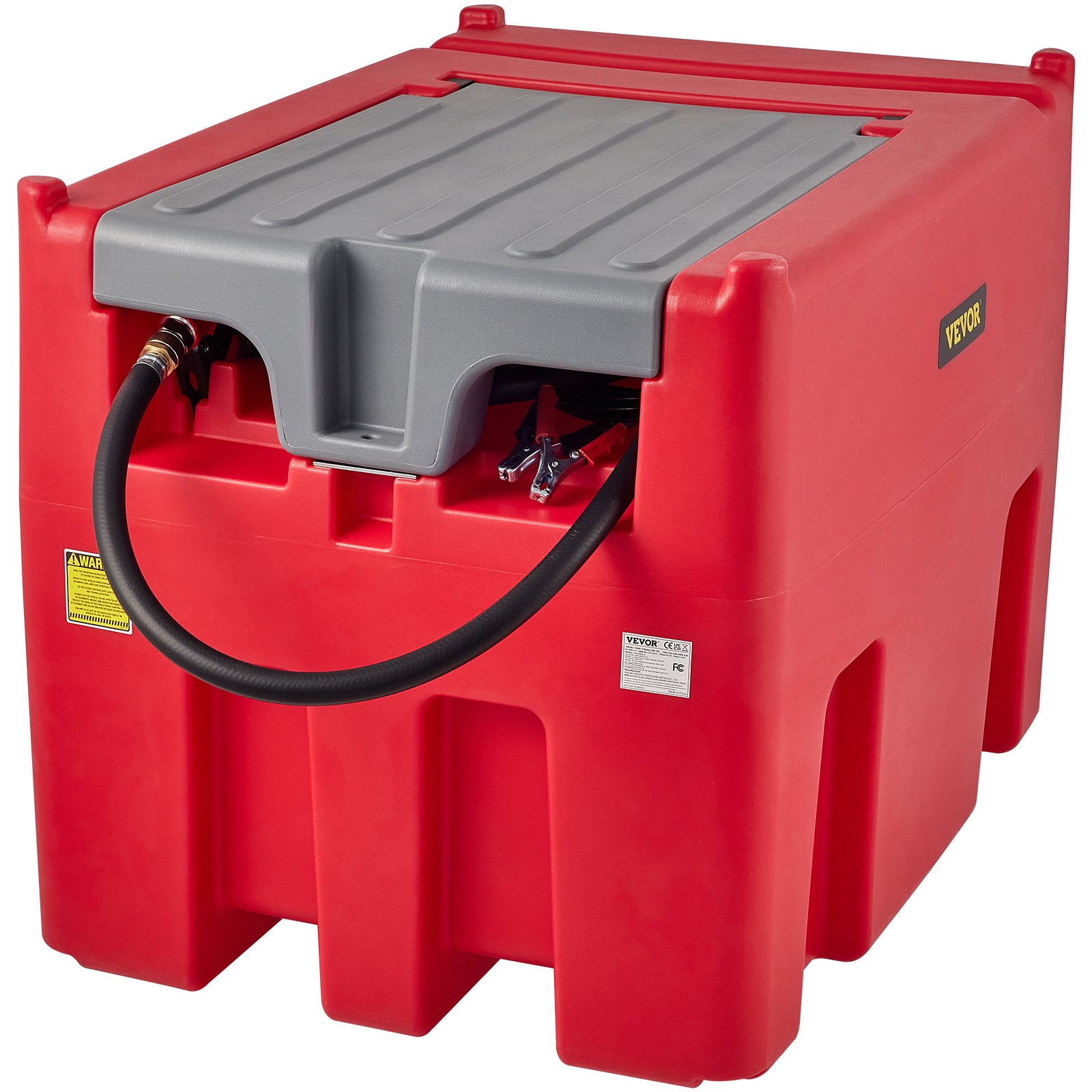 VEVOR Portable Diesel Tank, 116 Gallon Capacity & 10 GPM Flow Rate ...