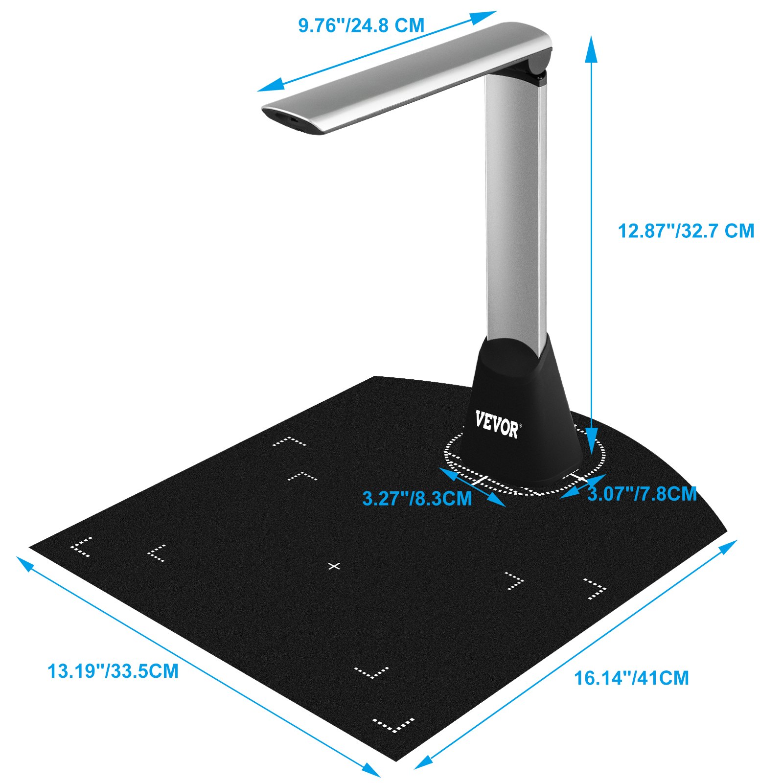 VEVOR Document Scanner Camera with OCR Function A3/A4 Camera Scanner 10