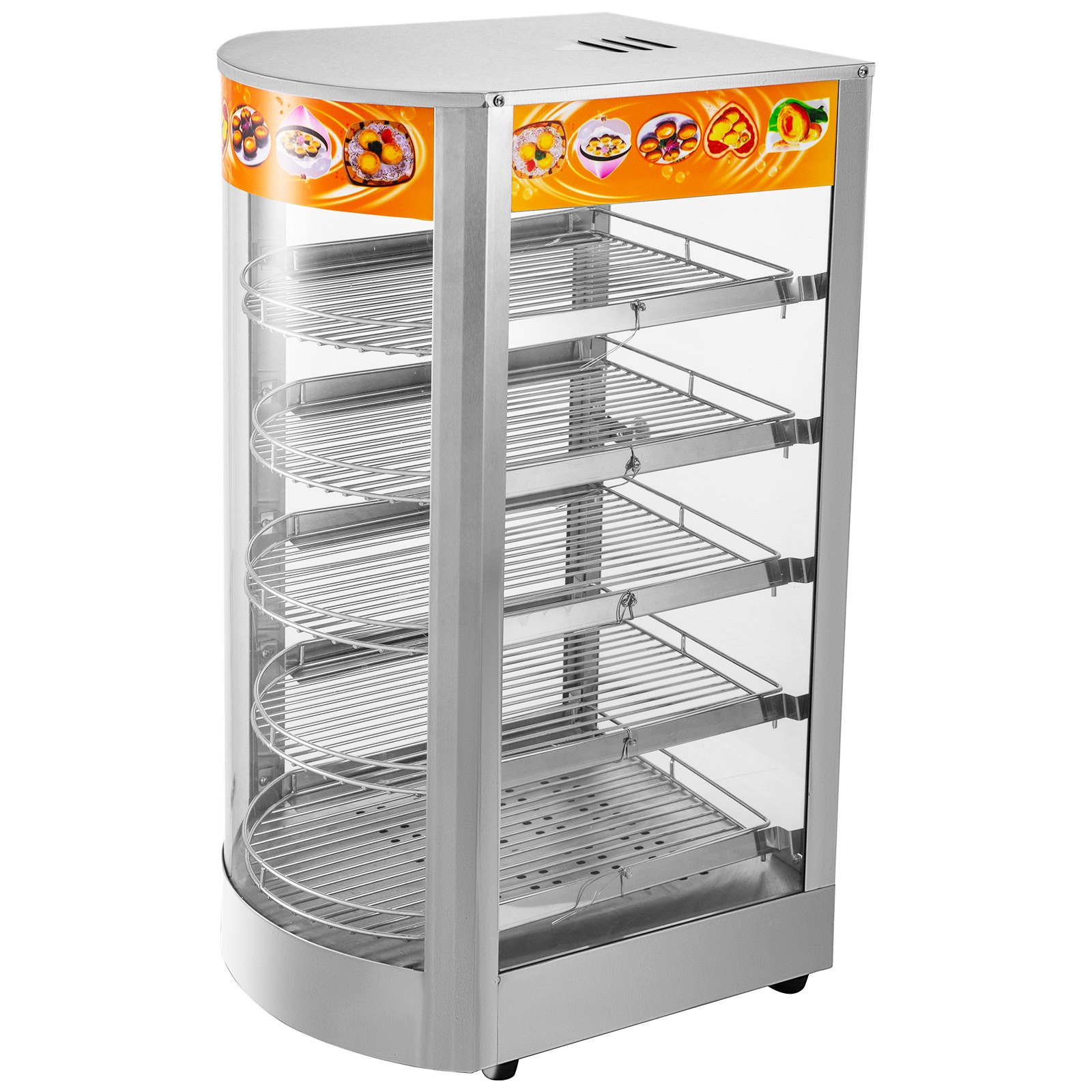 VEVOR 110V 14.2-Inch Commercial Food Warmer Display, 5-Tier 800W ...