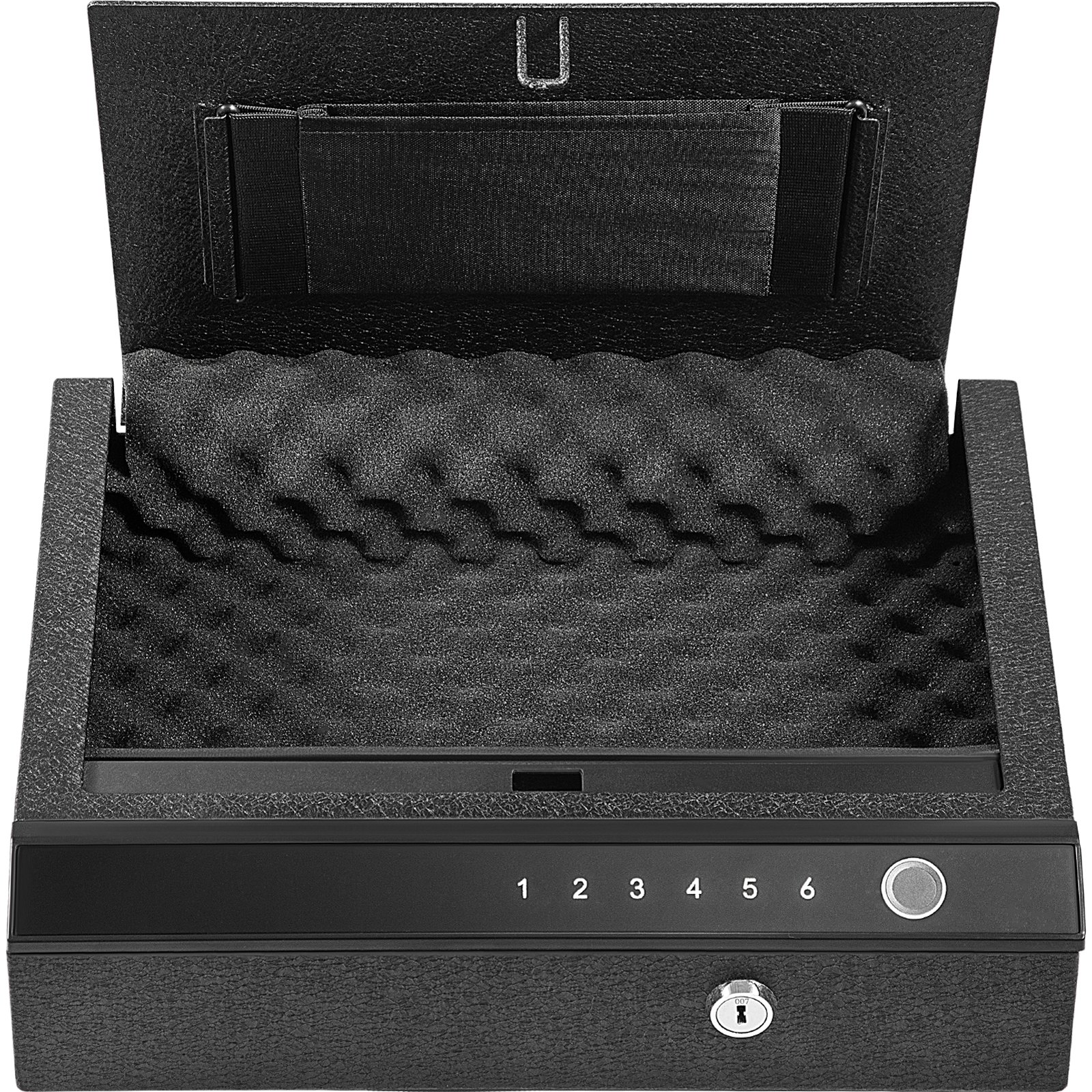 VEVOR Gun Safe, Q235 Steel Pistol Safe, 3Way Quick Access Firearm Case
