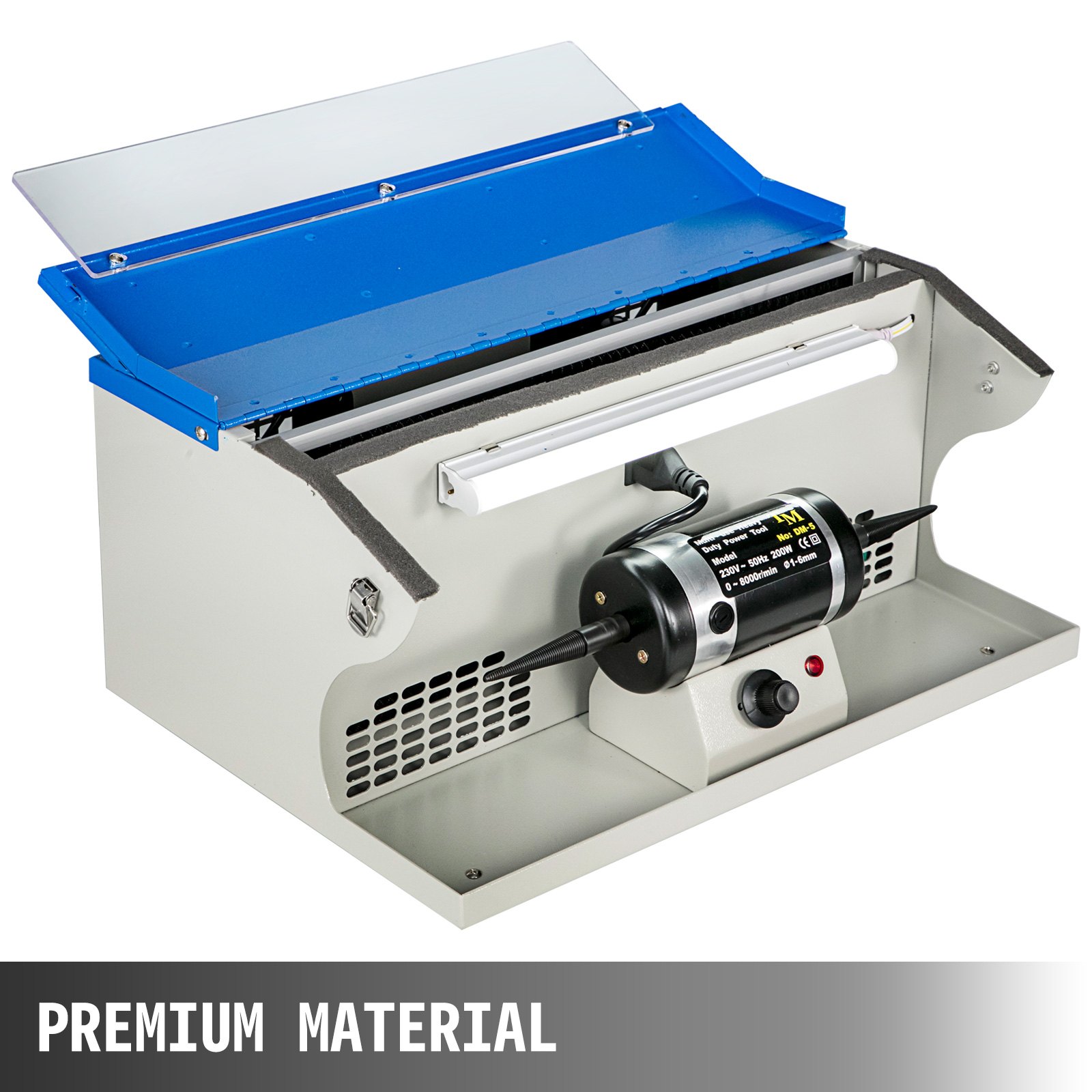 VEVOR VEVOR Jewelry Polishing Machine Buffing Machine Benchtop Jewelry Polishing Tool Dust