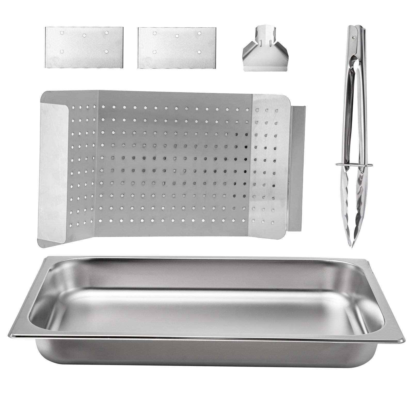VEVOR 110V French Fry Food Warmer 23" x 13.5", 900W Fry Heat Lamp with