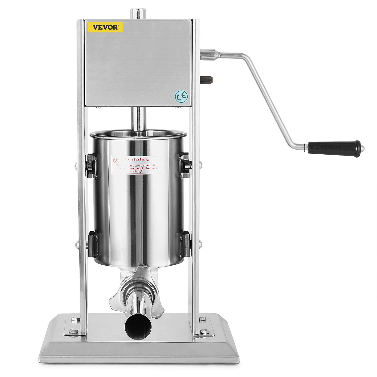 VEVOR Manual Sausage Stuffer Maker 15L Capacity, Two Speed Vertical