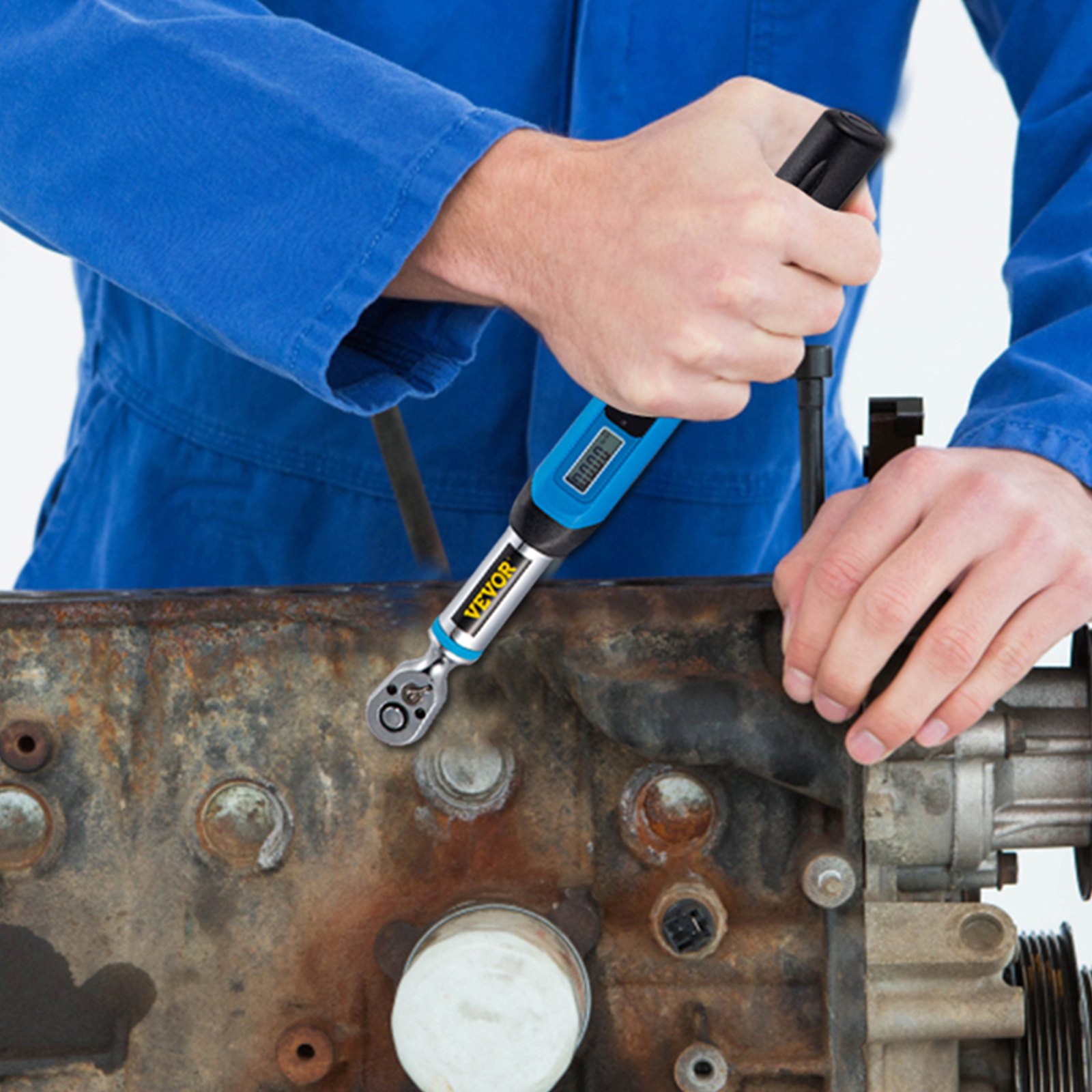 VEVOR Digital Torque Wrench, 3/8" Drive Electronic Torque Wrench