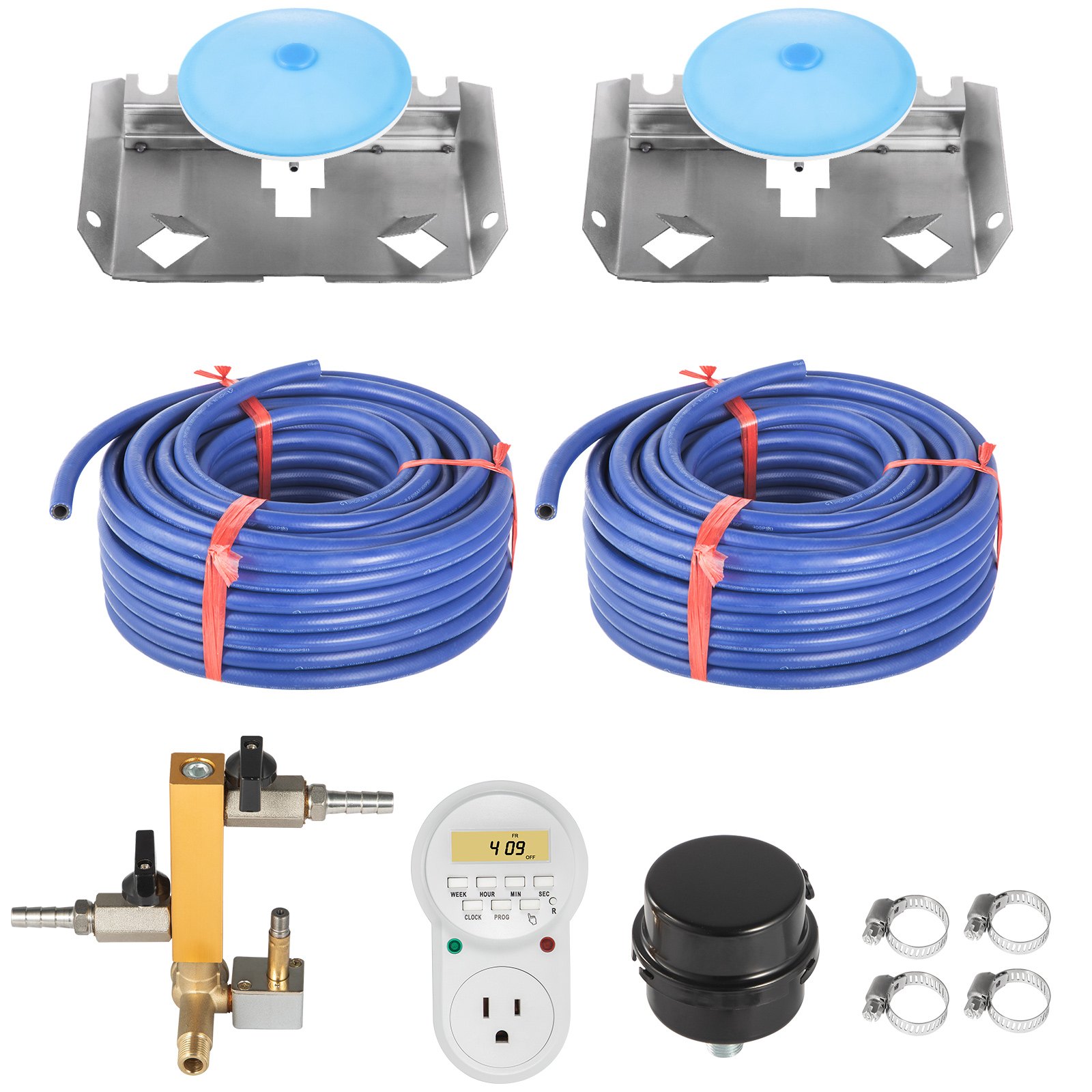 Heavy-Duty Pond Aerator Kit With Compressor, Diffusers And Weighted Tubing (SAK08795)