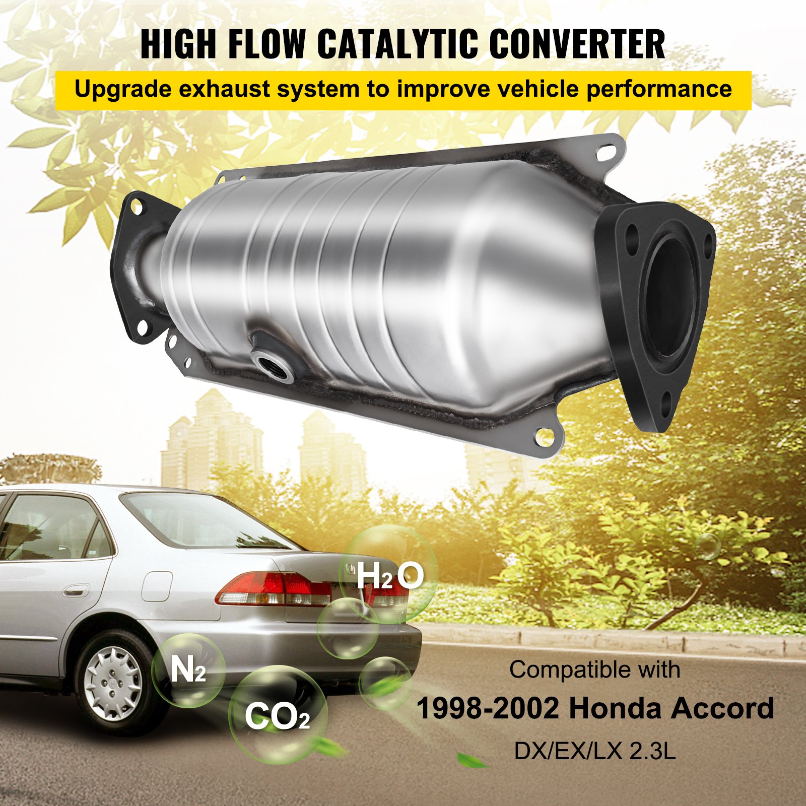 VEVOR Catalytic Converter For Honda 9802 Accord EX LX Catalytic