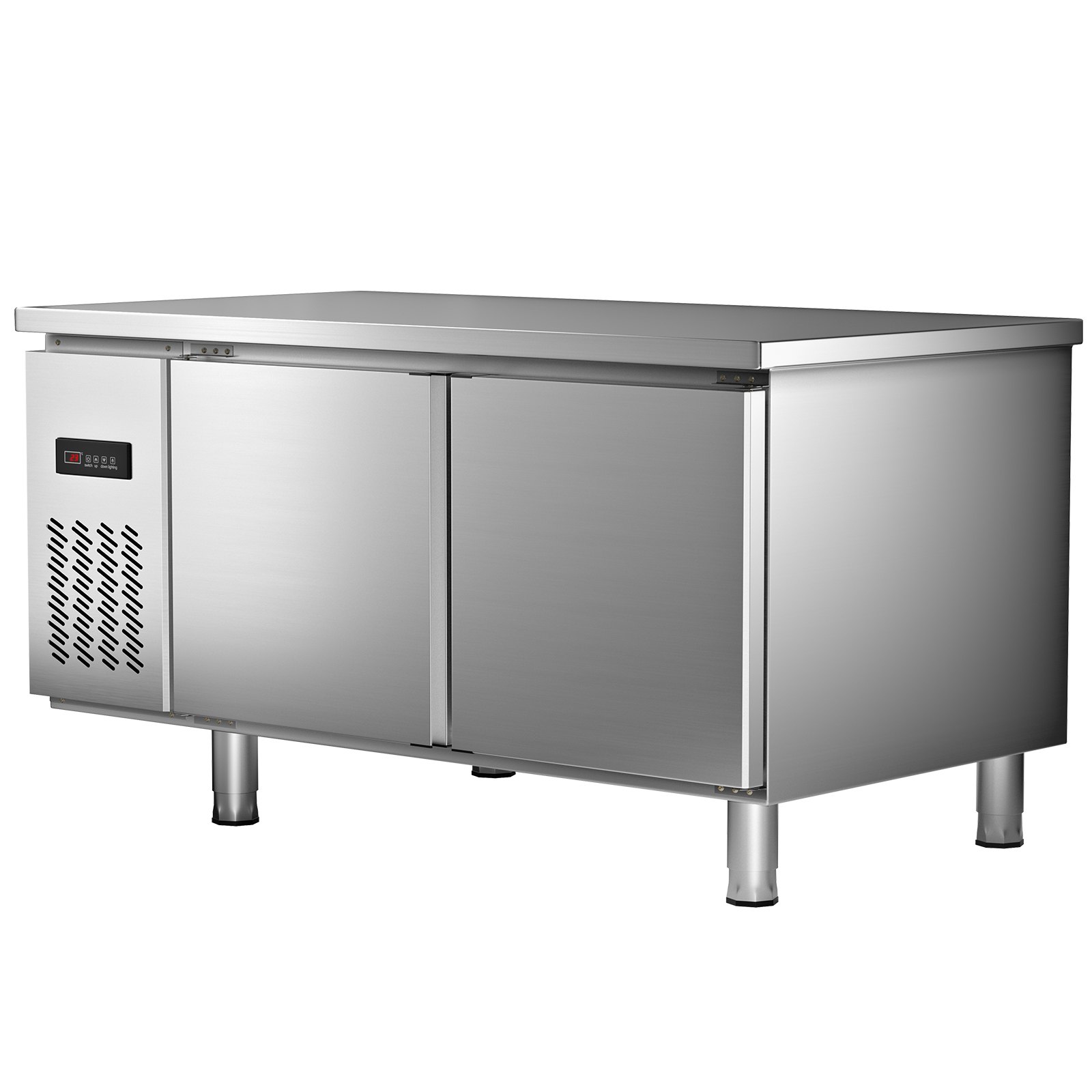 VEVOR Commercial Refrigerator,60'' Undercounter Refrigerator, Stainless
