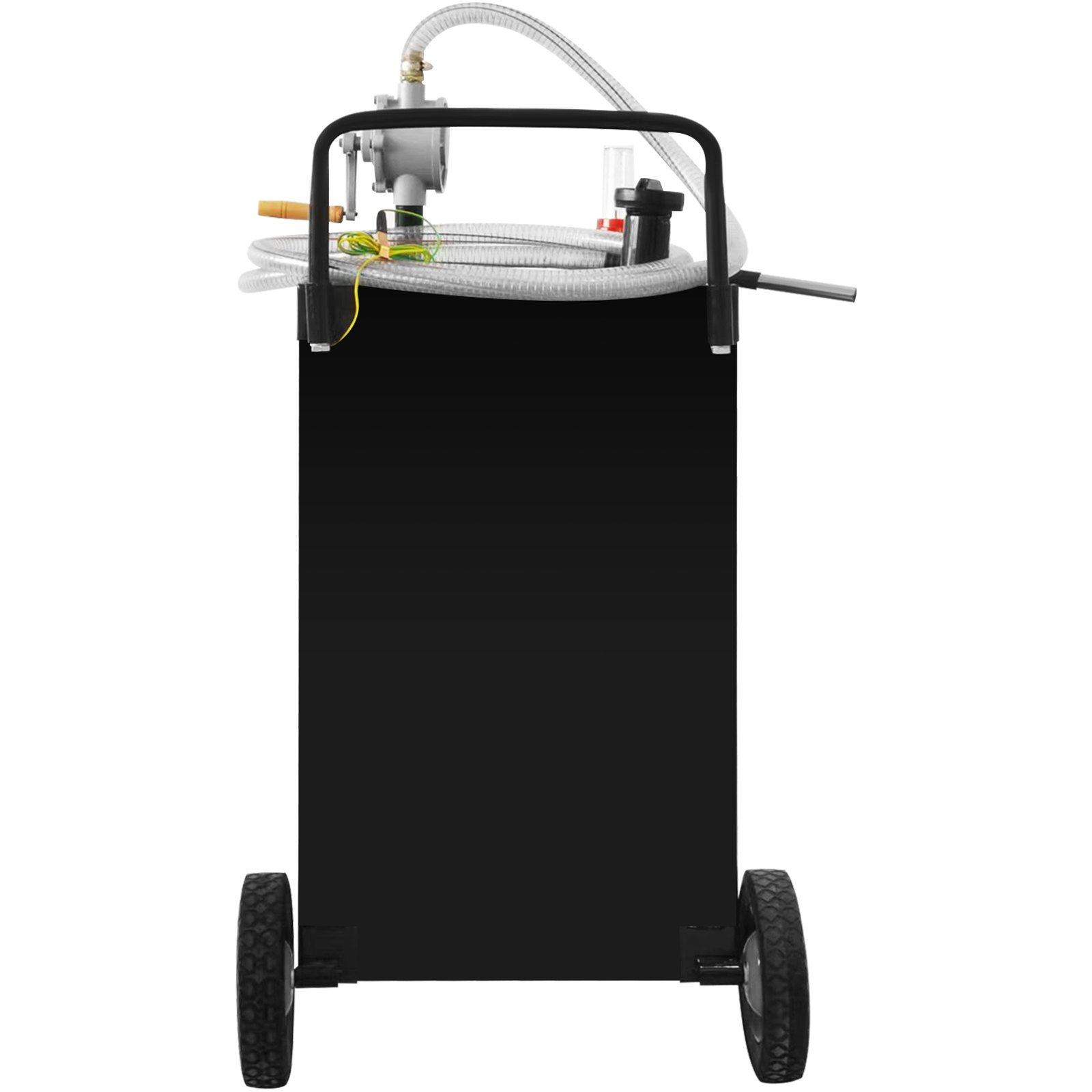 VEVOR 30 Gallon Gas Caddy, Fuel Storage Tank with Wheels, Portable Fuel Caddy with Manuel