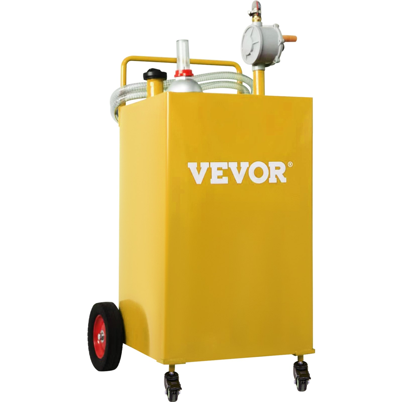 VEVOR Fuel Caddy, 35 Gallon, Gas Storage Tank on 4 Wheels, with Manuel