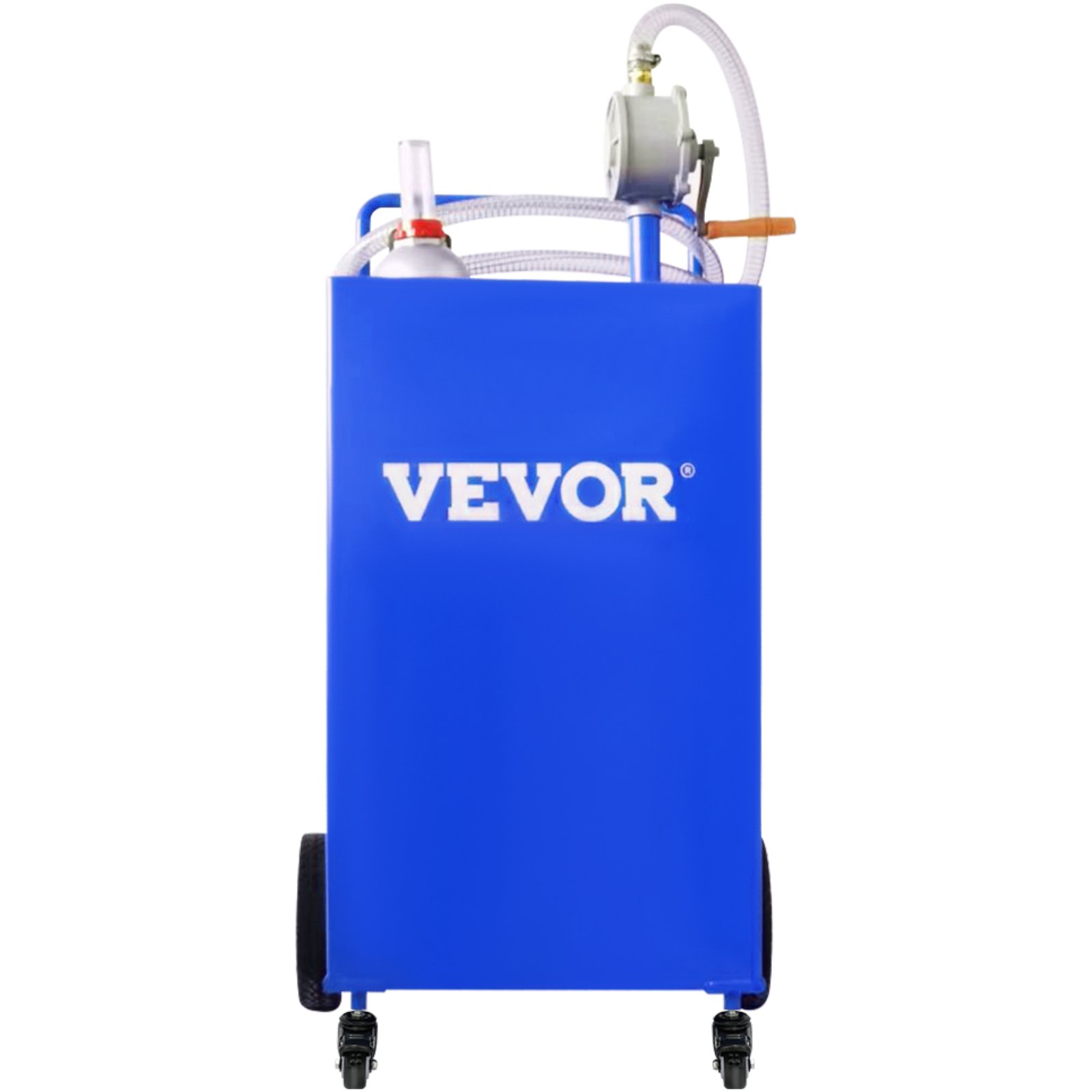 VEVOR 30 Gallon Fuel Caddy, Gas Storage Tank & 4 Wheels, with Manuel