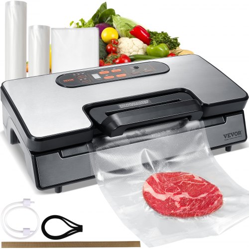 VEVOR Vacuum Food Sealer Machine - 90KPa, 250W, 10 Pcs