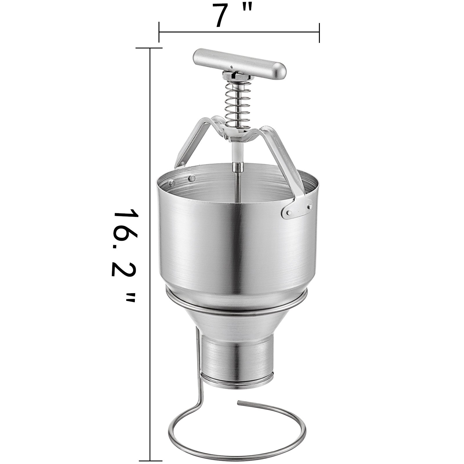 Donut Depositor, 5L Capacity Donut Dropper Hopper, Manual Donut