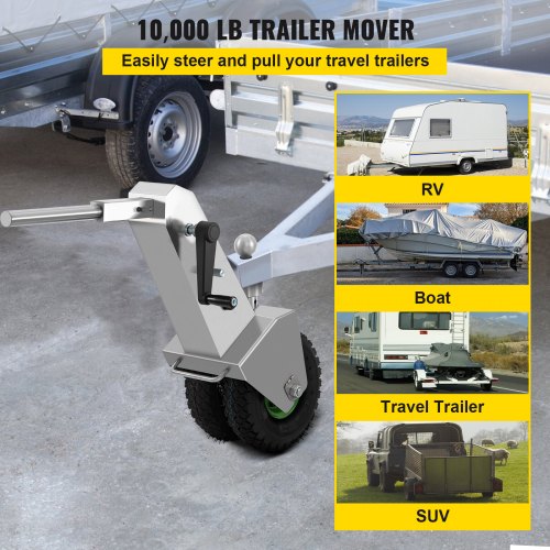 Vevor Manual Trailer Dolly, 10000 Lbs Towing Capacity Trailer Mover 