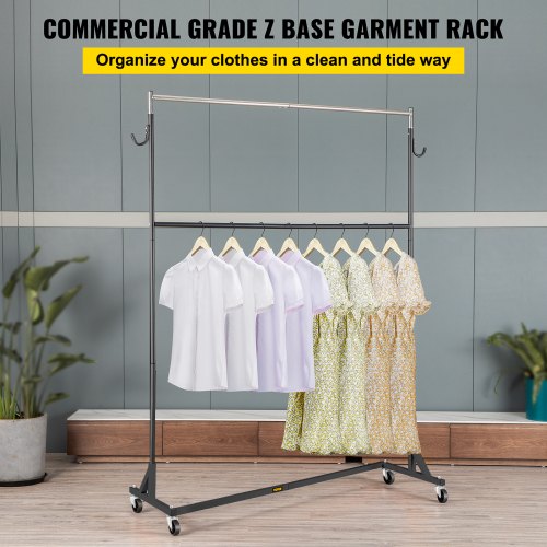 VEVOR VEVOR ZTruck Clothing Rack Rolling Garment Z Rack Lockable