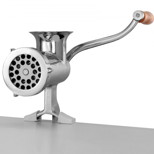 VEVOR Manual Meat Grinder, All Parts Stainless Steel, Hand Operated