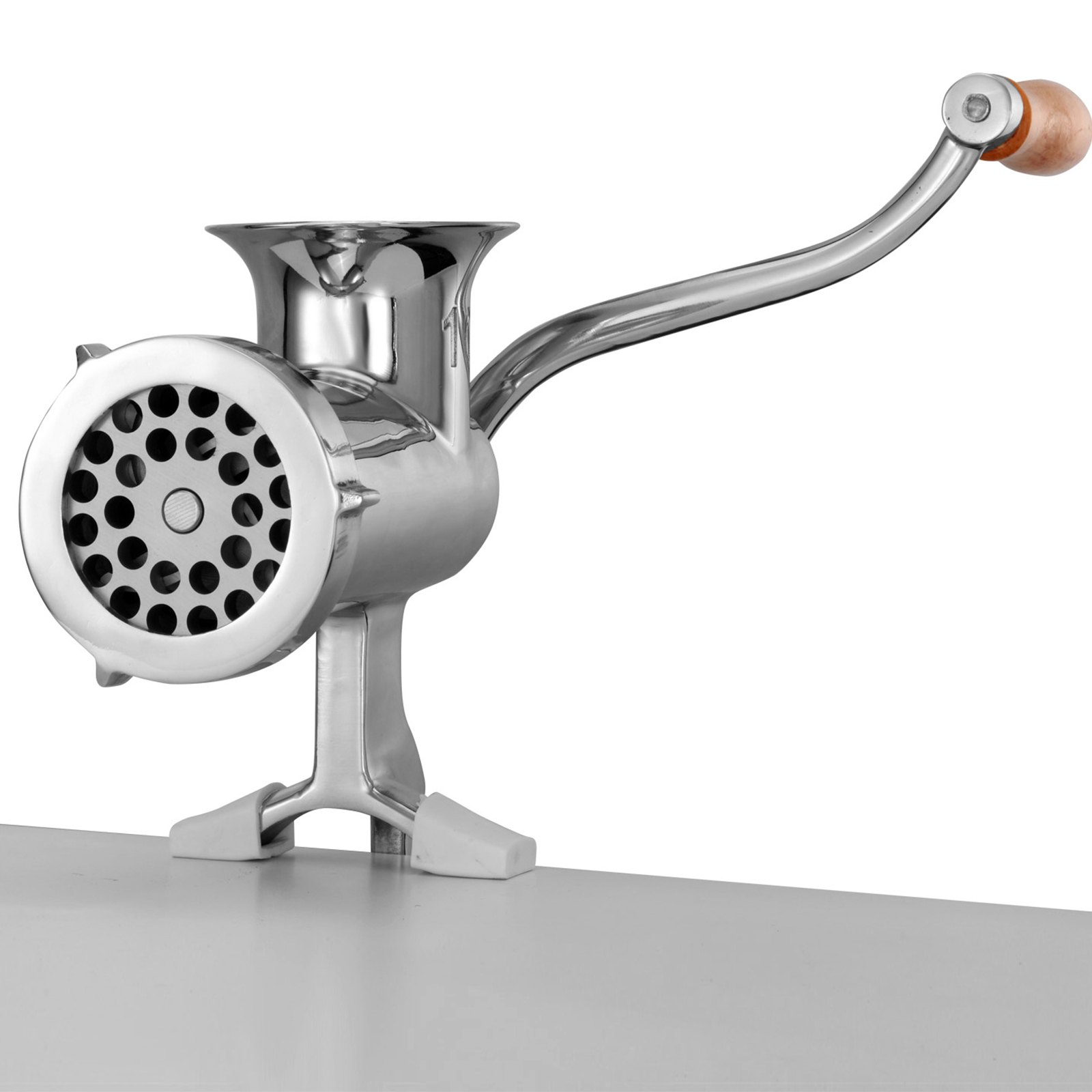 VEVOR Manual Meat Grinder, All Parts Stainless Steel, Hand Operated