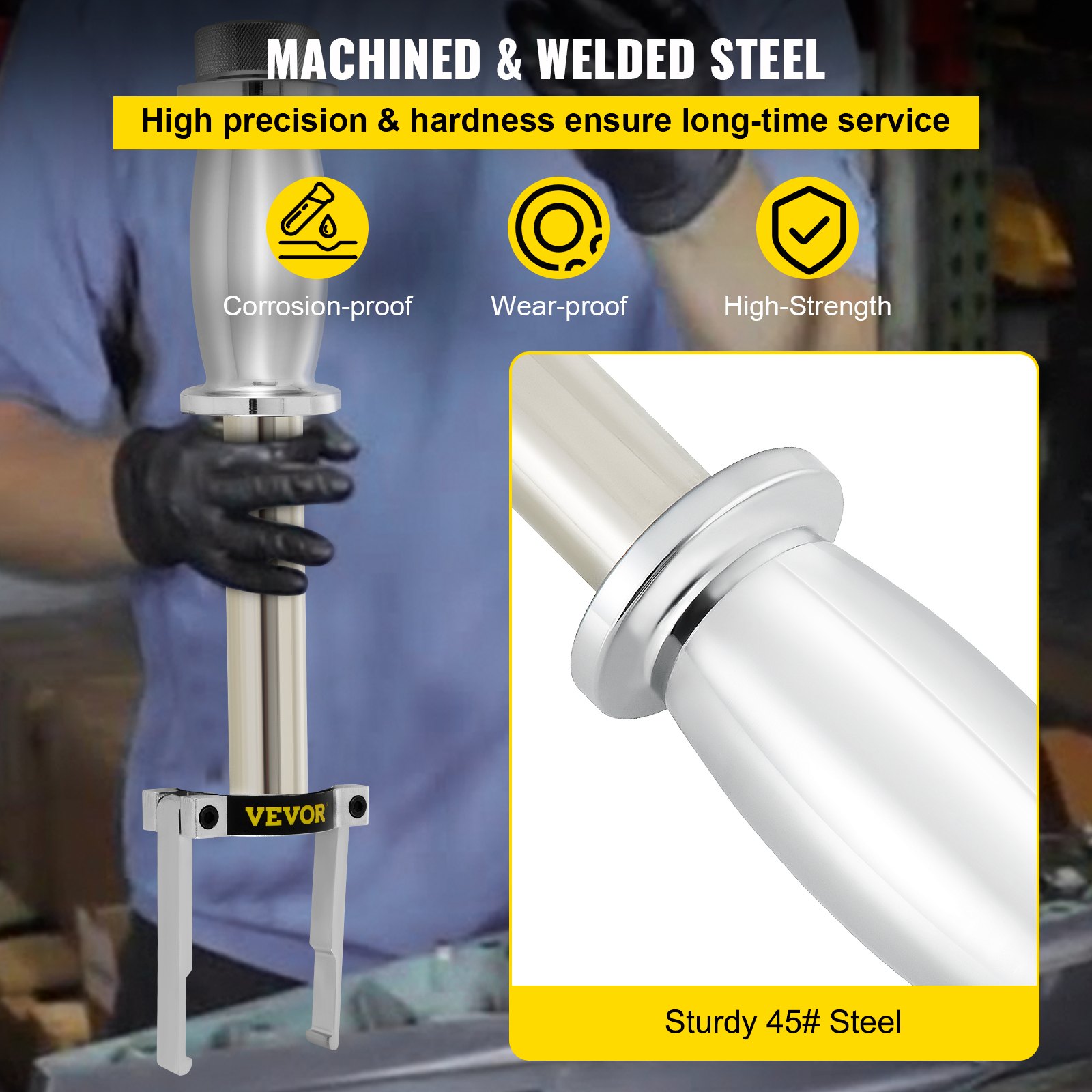 VEVOR Upper Bearing Carrier Puller, with MT0013 Drive Collar Shaft