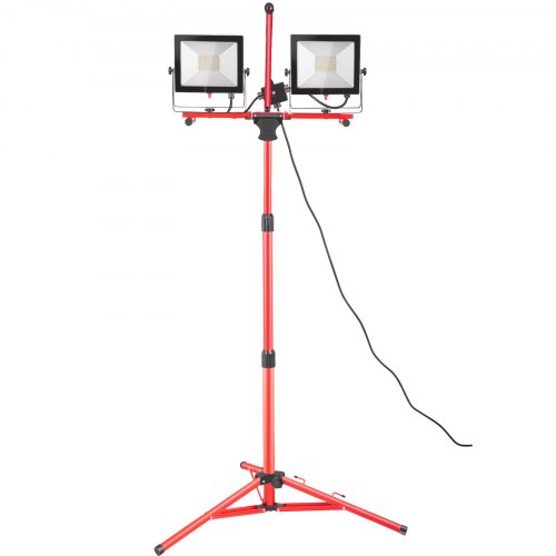 VEVOR LED Work Light with Stand 20000 Lumen Dual head LED Work