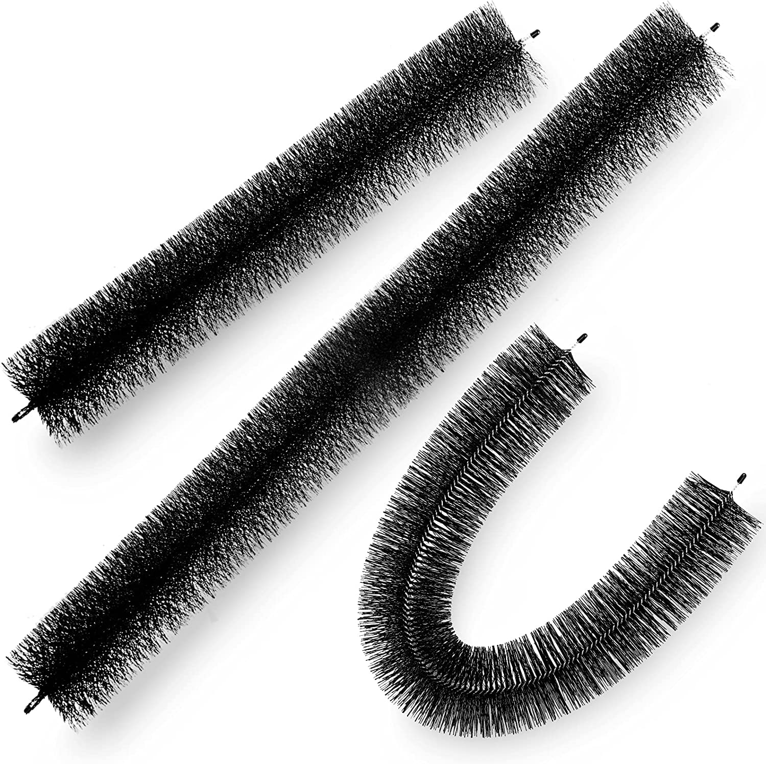 VEVOR Gutter Guard Brush with 30 FT Length Bristle, 4.33"(Dia) Gutter