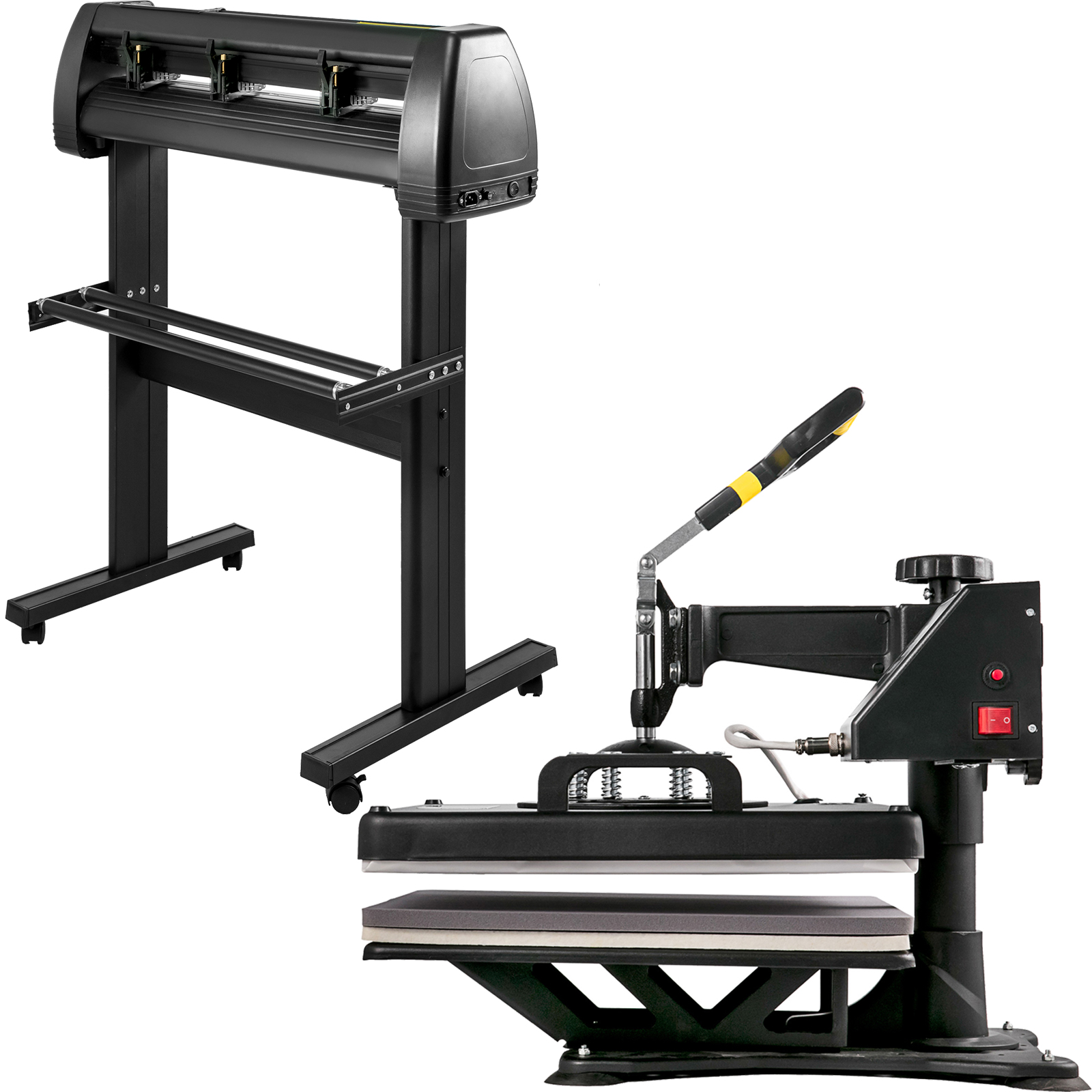 5in1 Heat Press 15"x15" 28" Vinyl Cutter Plotter Tshirt Sticker Print
