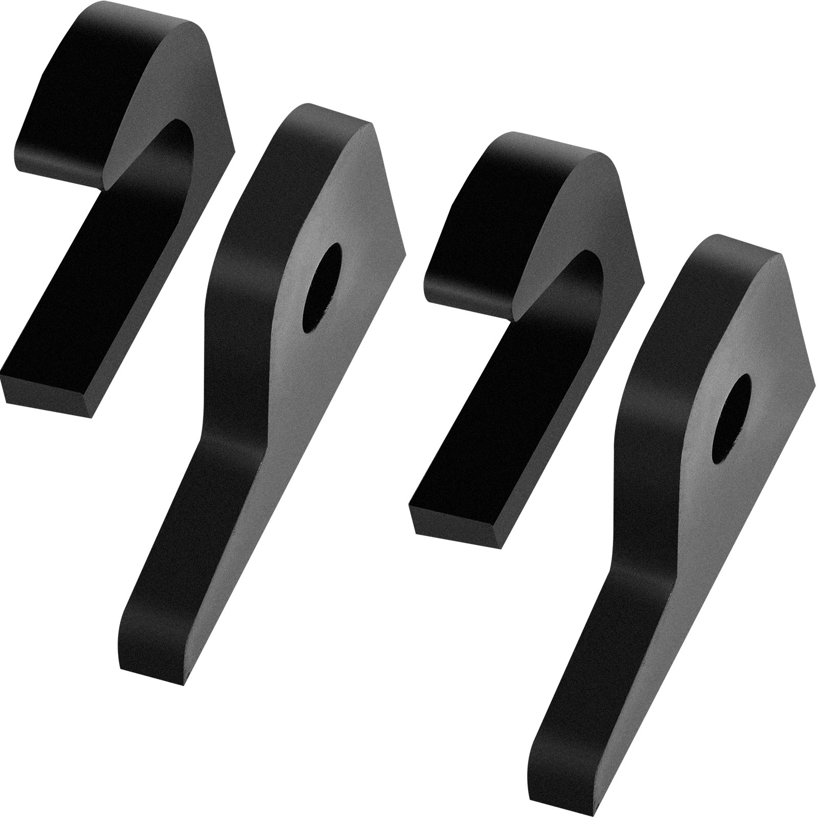 VEVOR Loader Bucket Forks 1 1/4" Thick Hook Brackets Tach Weld on