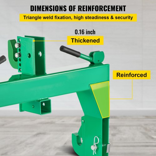 VEVOR 3Point Quick Hitch Tractor Quick Hitch Fit for Category 1 & 2