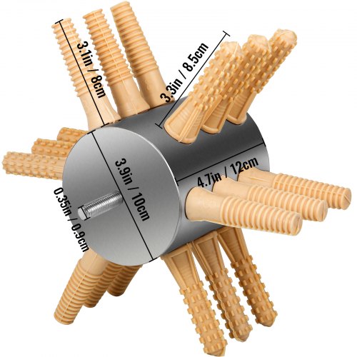 VEVOR Chicken Plucker Drill Attachment, Stainless Steel Drill Chicken