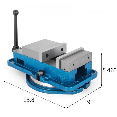 VEVOR 5 Inch ACCU Lock Down Vise Precision Milling Vice 5 Inch Jaw