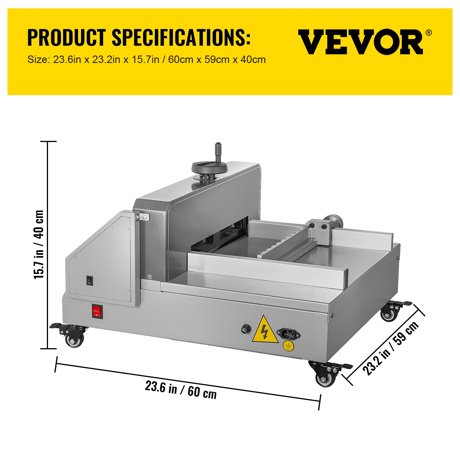 VEVOR Electric Paper Cutter 0330 Cutting Width, Electric Paper Trimmer