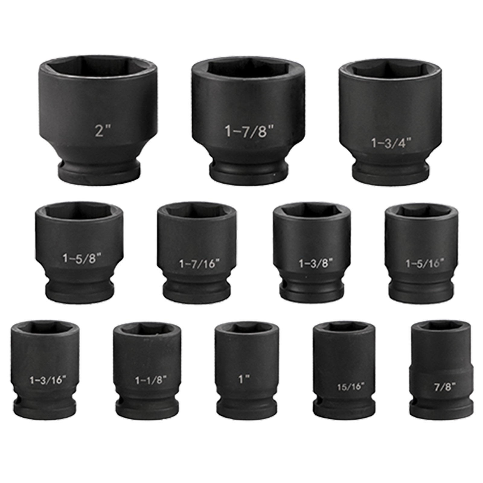 VEVOR Impact Socket Set 3/4 Inches 27 Piece Standard Impact Sockets, Socket Assortment, 3/4