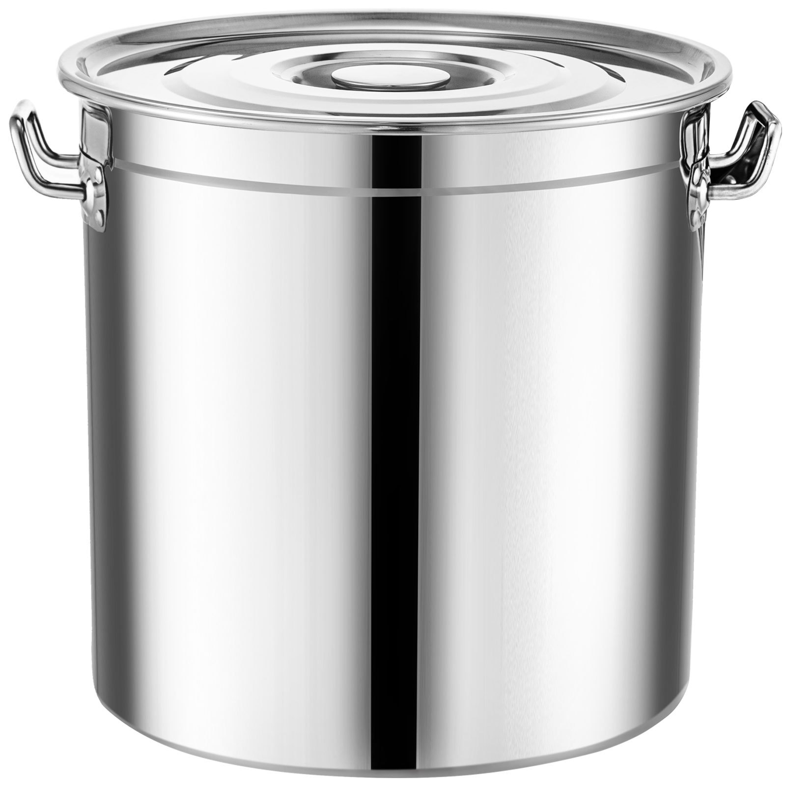 VEVOR Brew kettle Stockpot with Lid Stainless Steel Bot Brewing Home ...