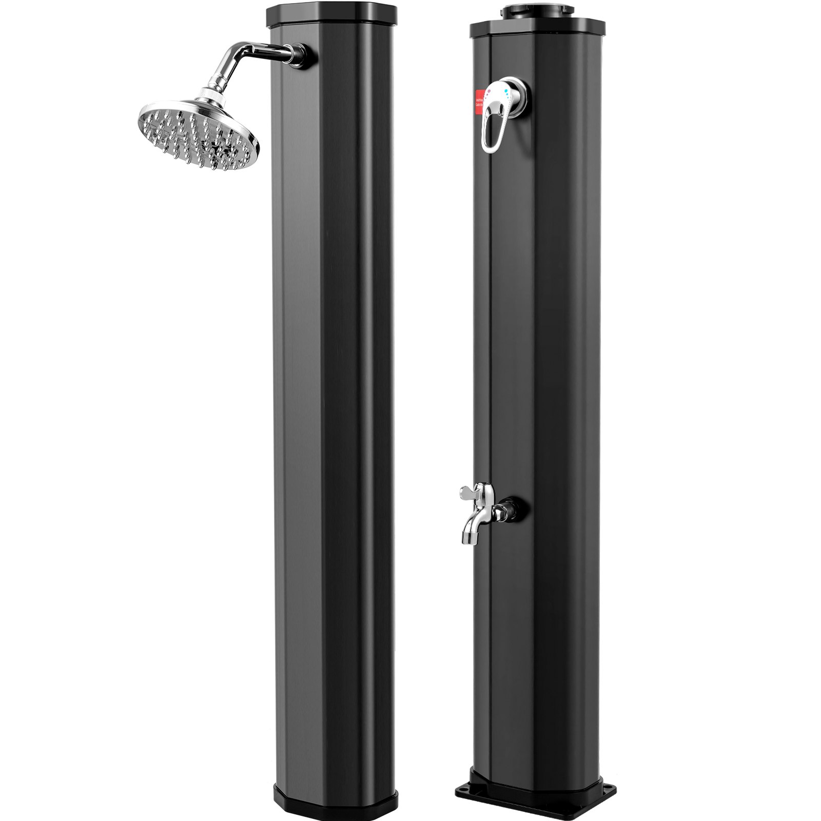 VEVOR VEVOR Solar Heated Shower Poolside Shower 9.2Gal 7FT Shower w/360