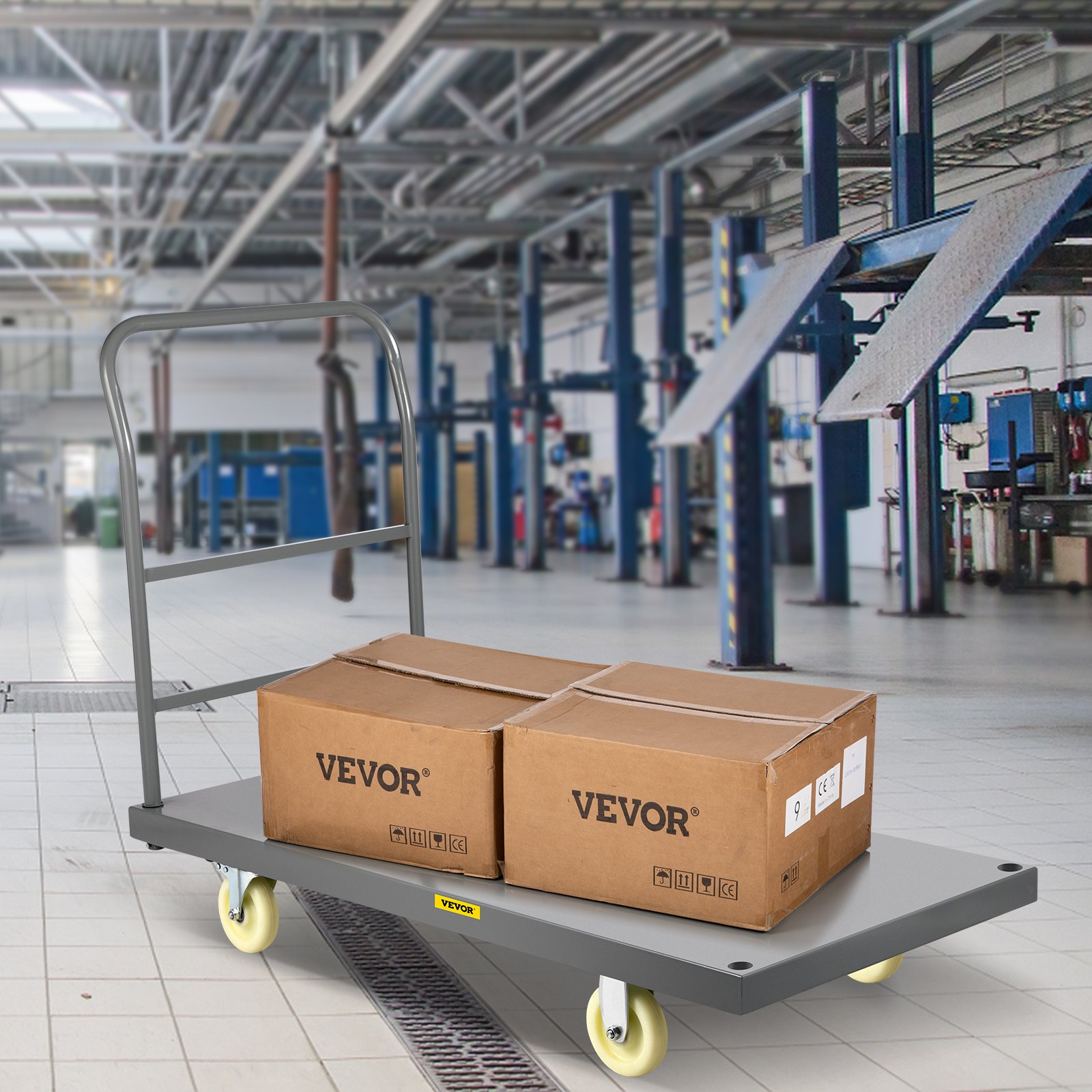 VEVOR VEVOR Platform Truck 2000 lbs Capacity 47" x 24" x 32" Flatbed