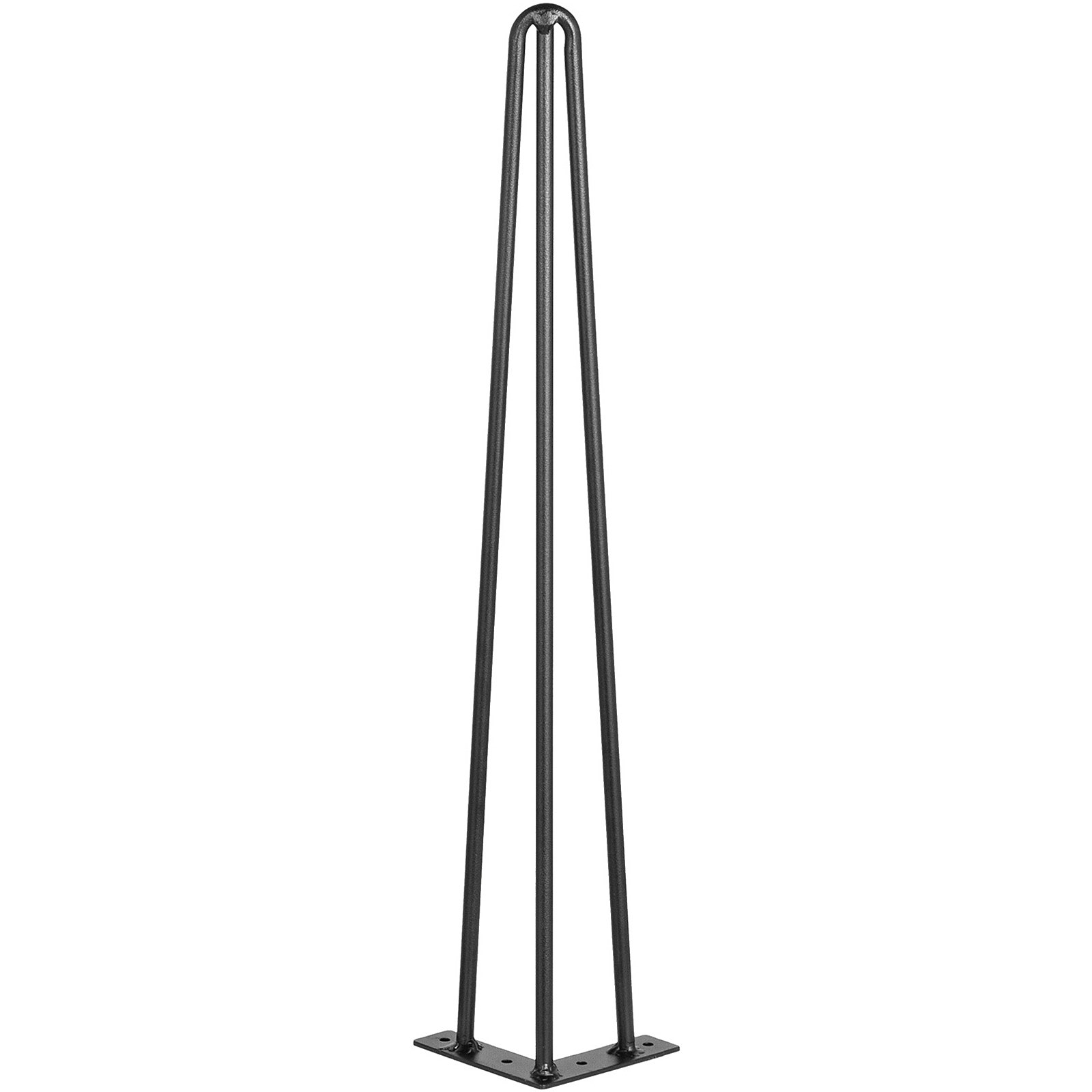 VEVOR Hairpin Table Legs 28" Black Set of 4 Desk Legs 880lbs Load