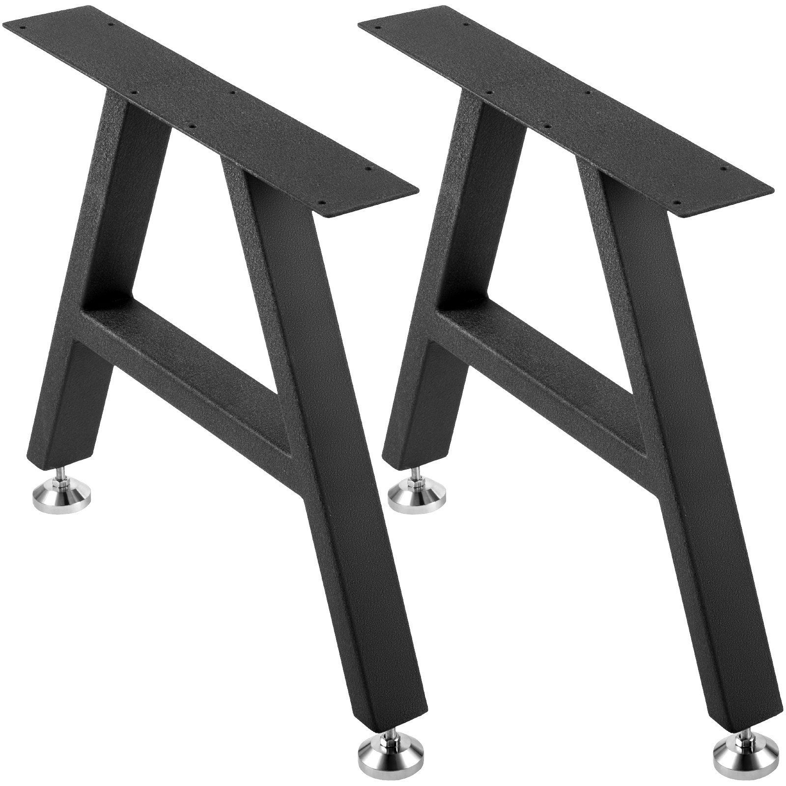VEVOR Metal Table Legs 16 x 17.7 inch AShaped Desk Legs Set of 2 Heavy