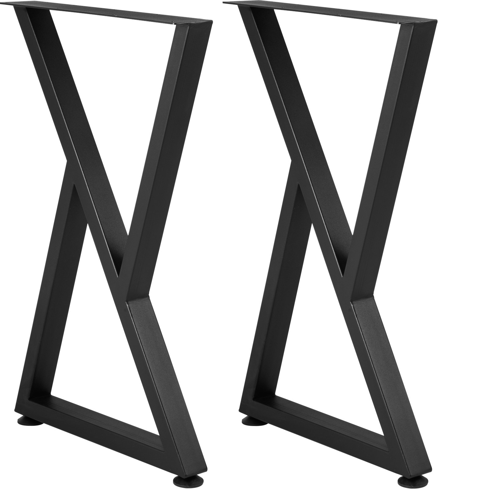 VEVOR Metal Table Legs, 28x18 inch Desk Legs, Set of 2, Heavy Duty