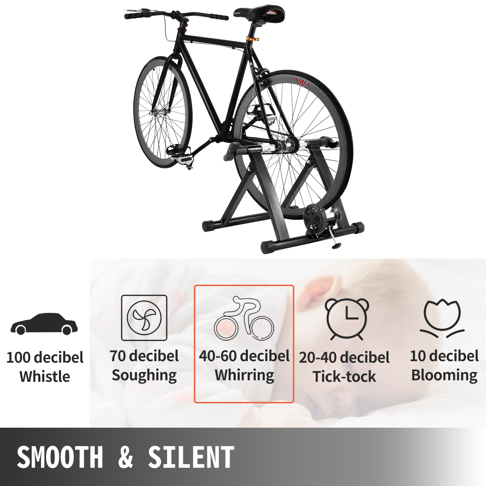 vevor indoor bike trainer stand