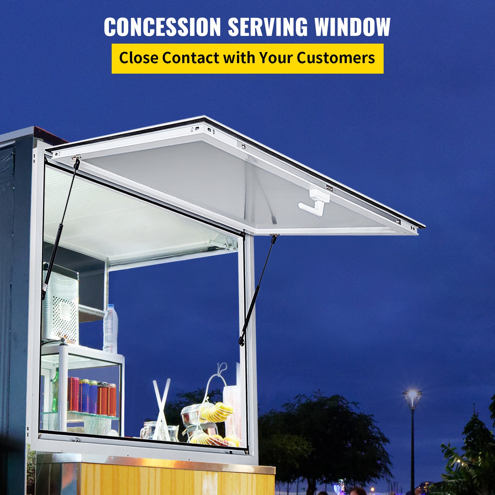Concession Stand Window, Concession Windows, 48 x 36 Inches, with
