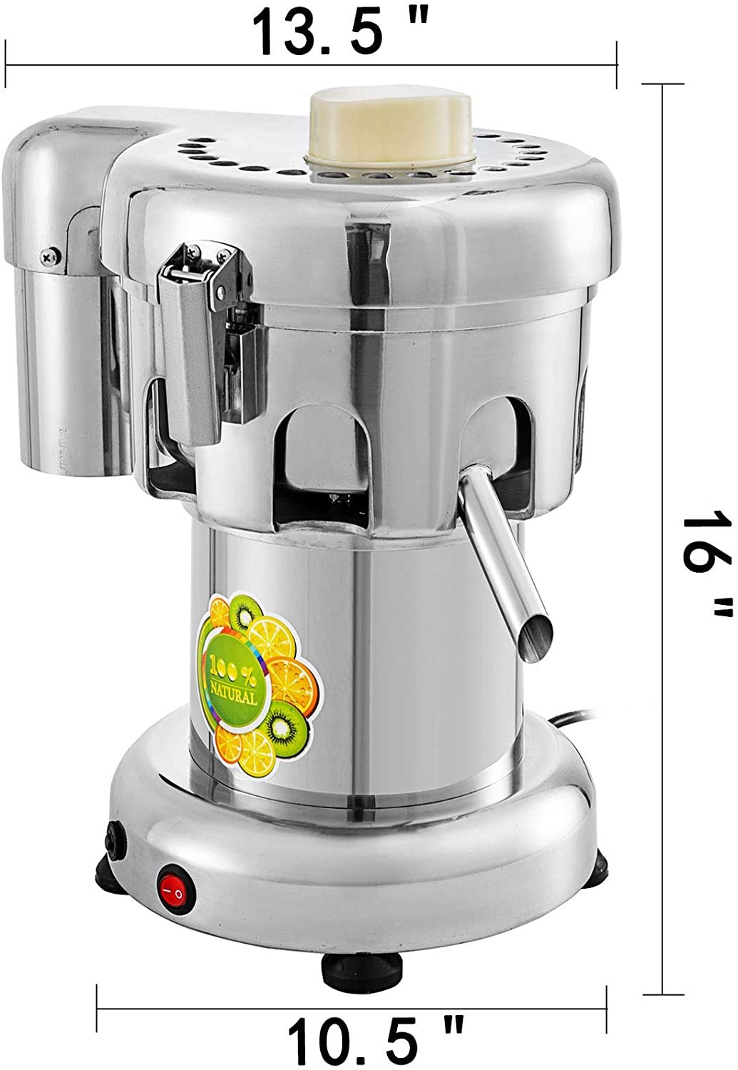 VEVOR Commercial Juice Extractor Heavy Duty Juicer Aluminum Casting and