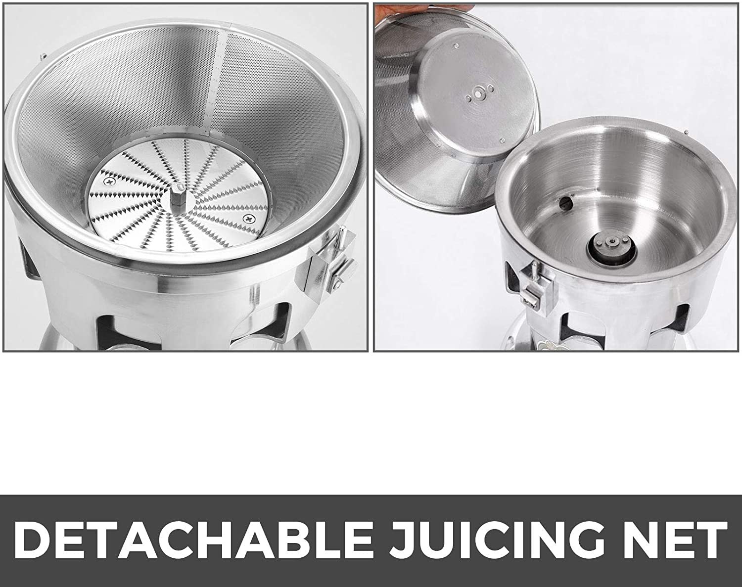 VEVOR Commercial Juice Extractor Heavy Duty Juicer Aluminum Casting and