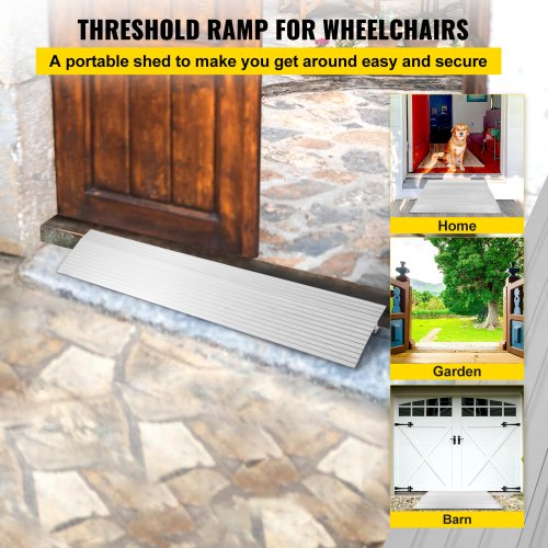 Vevor Transition Entry Ramp Modular Threshold Ramp Aluminum 1