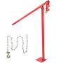 T-Post Puller,Heavy Duty Fence Post Puller With 52'' Lifting Chain